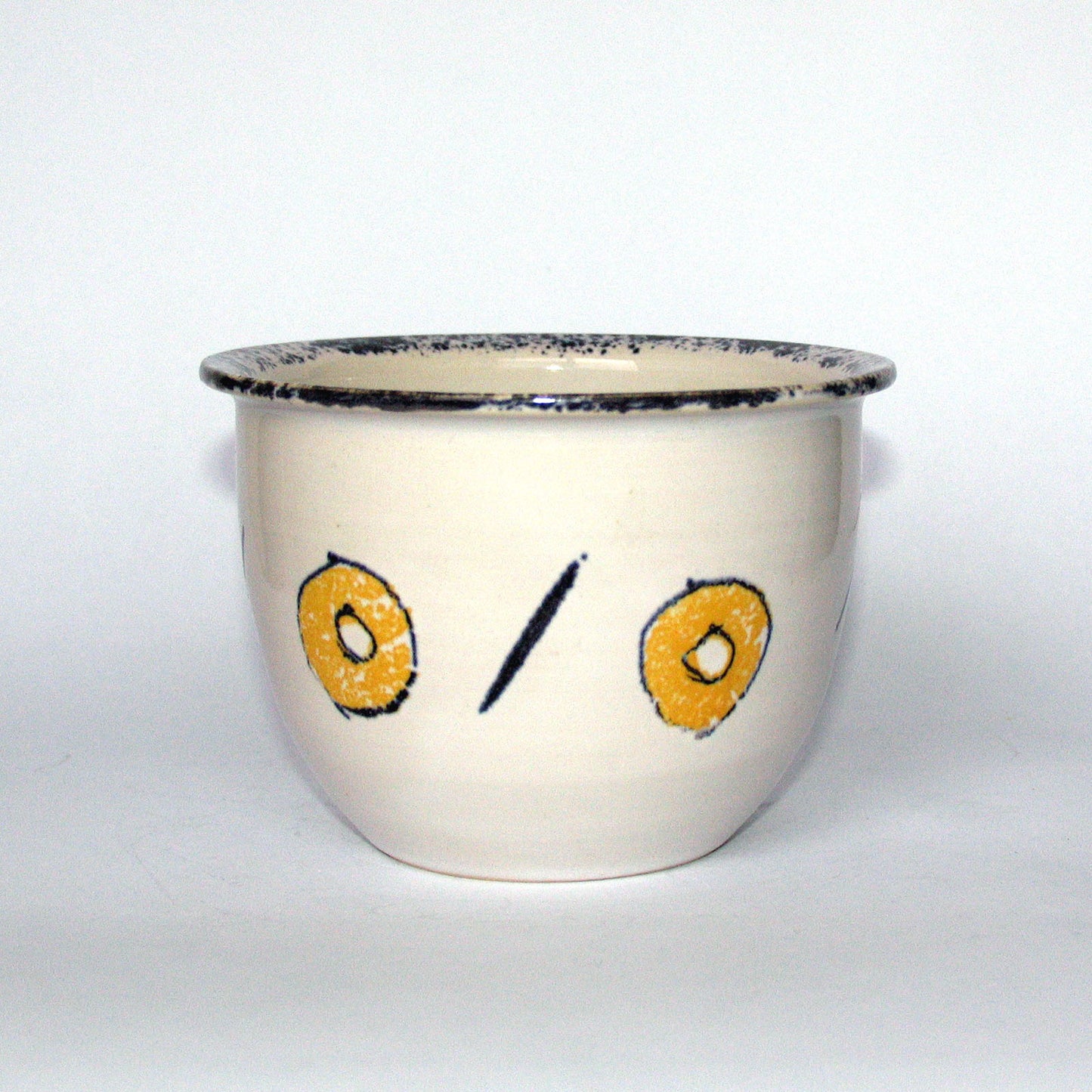 Set de ceai sau cafea pentru mic dejun, ceramică pictată manual