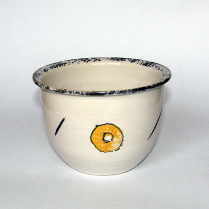 Set de ceai sau cafea pentru mic dejun, ceramică pictată manual