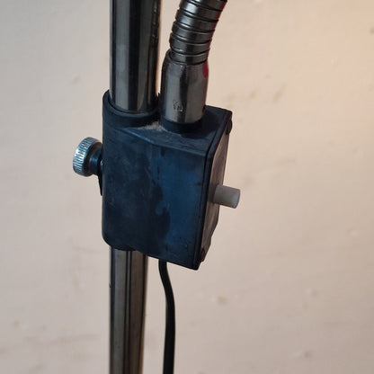 Lampadar vintage din metal și plastic, anii 1970