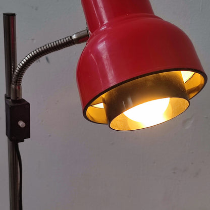 Lampadar vintage din metal și plastic, anii 1970