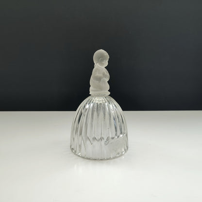 Clopoțel din Cristal Goebel - Copil rugandu-se - Germania de Vest, 1978