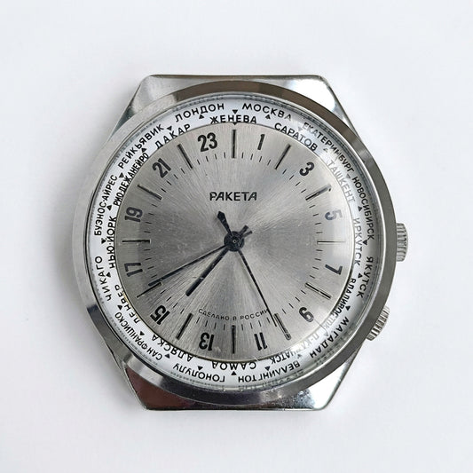 Raketa 24 Ore World Time - un ceas pentru cei care citesc timpul altfel