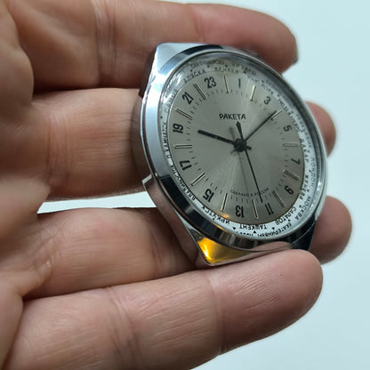 Raketa 24 Ore World Time - un ceas pentru cei care citesc timpul altfel