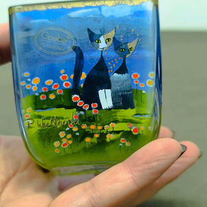 Vas / suport pentru lumânare Goebel - Rosina Wachtmeister, “Bella Giornata”, anii ’90