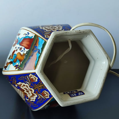 Pereche de veioze din porțelan, Japonia, jumatatea sec.XX