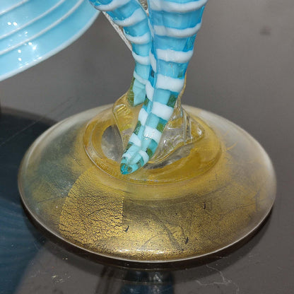 Figurine din sticlă Murano, cuplu dansator, Italia, anii 1960