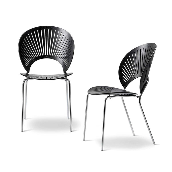 Scaune Trinidad, design Nanna Ditzel,  Fredericia, Danemarca